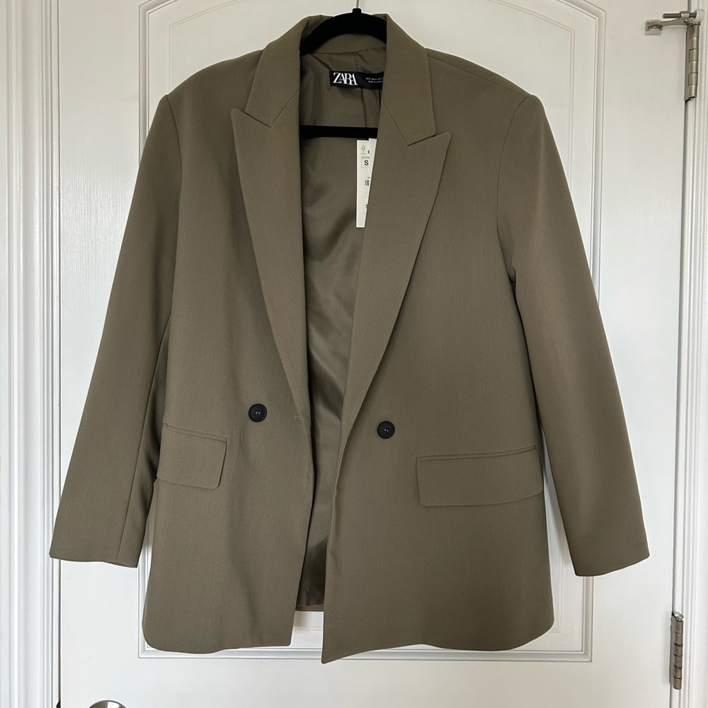 NWT Zara Olive Blazer